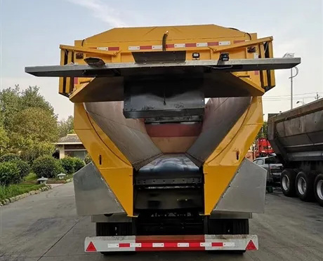 履带式自卸半挂车